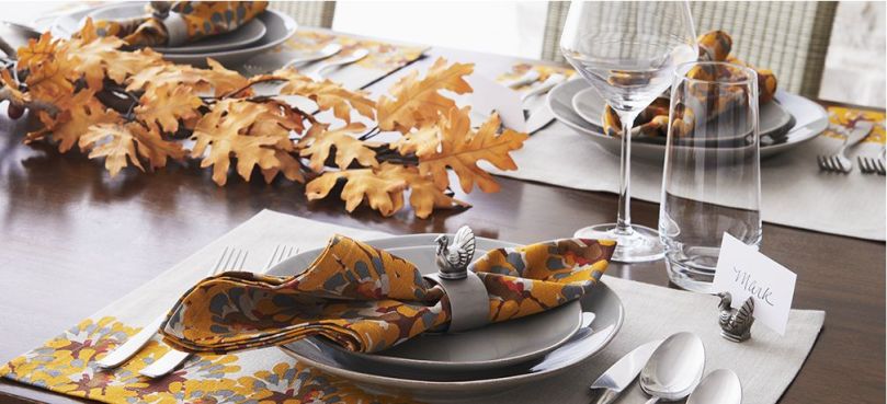 Crate and Barrel Table Setting