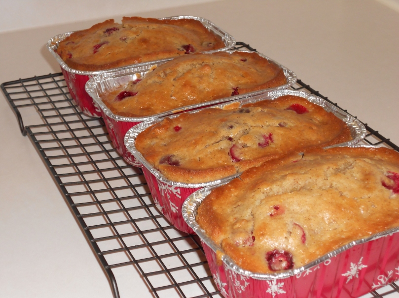 Sadie Dishes- Cranberry Nut Bread
